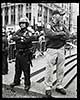 Occupying Wall Street - November 15, 2011 - Patrolman De Jesus and Officer Rivera of TARU - Accra Shepp